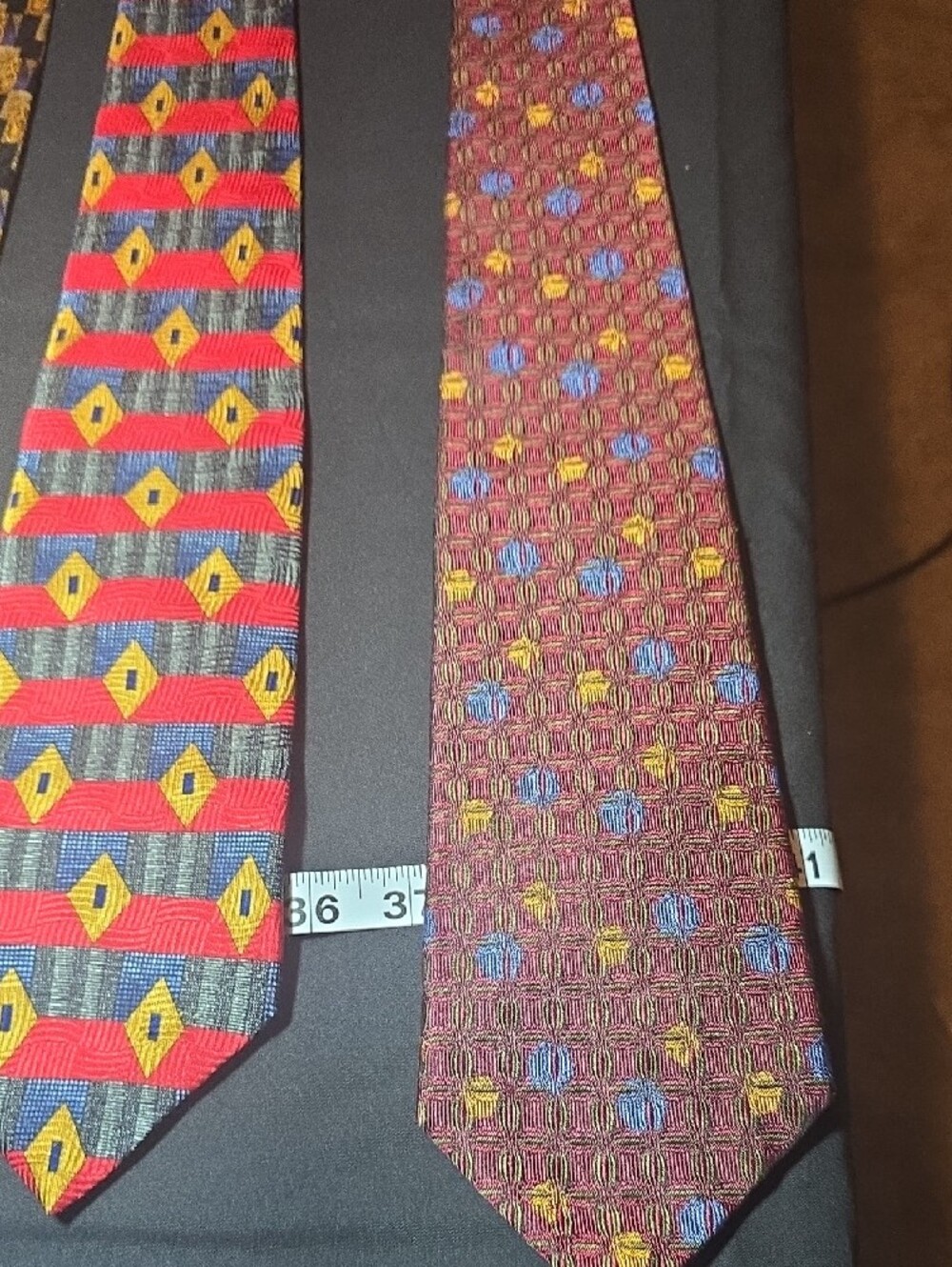 Lot of 6 Robert Talbott men’s silk ties. - Picture 9 of 16